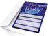 Printed Party Kids Birthday Invitations, Outer Space Galaxy, 25 Invitations and Envelopes
