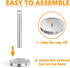 2 1 Countertop SpaceAid in Paper Towel Holder with Spray Bottle, Paper Towels Holders Stand with Sprayer Inside Center