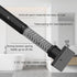 Tension Shower Curtain Rod, 31-68 Inches, Non-Slip Adjustable Tension Mounted Black Shower Rod for Windows Bathroom