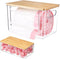 Four Flowers 2 Pack Trash Bag Holder Dispenser for Kitchen, Laundry Room Trash Bag