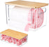 Four Flowers 2 Pack Trash Bag Holder Dispenser for Kitchen, Laundry Room Trash Bag