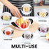 12-Blade 4.72 Inch SCHVUBENR Apple Slicer and Corer - Sharp Stainless Steel Apple Cutter - Professional Apple Divider