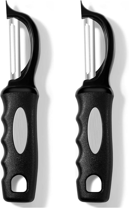 Rainspire Vegetable Peeler Potato Peelers for Kitchen, Sharp Stainless Steel Blades Veggie, Comfortable