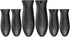 Silicone Hot Handle Holder Cover for Small Cast Iron Skillet & Griddle, 6 Pcs Black Sleeve Grip for Frying Pans &