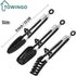 Kitchen Tongs, 9 Inch Silicone Tips Tongs for Cooking, Mini Serving Tongs for Nonstick Pans, BBQ, Set of 3, Black