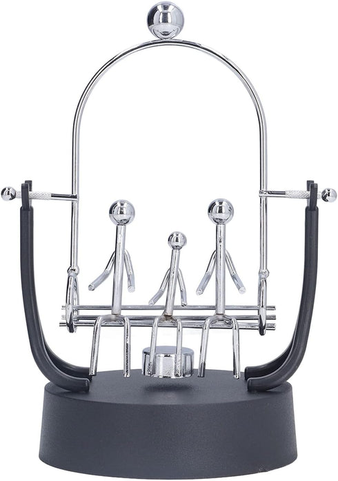 Perpetual Motion Desk Toy, Noiseless Swinging Sculpture, Silent Motion Office Decor Ornament