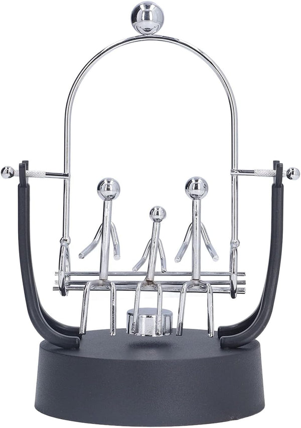Perpetual Motion Desk Toy, Noiseless Swinging Sculpture, Silent Motion Office Decor Ornament