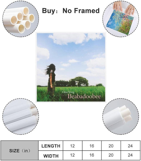 Beabadoobee Glue Song Canvas Poster Bedroom Decoration Landscape Office Valentine's Birthday Gift Unframe-style12x12inch(30x30cm)