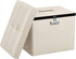17 13 13 inch Tamfile Small Ottoman with Storage, x x Fireproof Safe Folding Ottoman with Lock for Important Documents