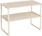 SONGMICS Cabinet Organizer Shelf, Set of 2 Kitchen Counter Shelves, Kitchen Storage,
