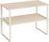 SONGMICS Cabinet Organizer Shelf, Set of 2 Kitchen Counter Shelves, Kitchen Storage,