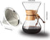 Subjectthree 8 Cup Classic Series Pour Over Coffee Maker, High Heat Resistant