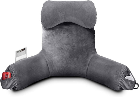 Reading Pillow for Sitting in Bed Adult, Bed Pillow with Shredded Memory