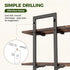 2-Pack Bamworld Floating Shelves for Wall Planters for Indoor Plants Hanging Shelves Plant Holder Wall Decor Plant