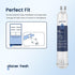 GLACIER FRESH 4396841 Refrigerator Water Filter Compatible with EDR3RXD1, 1 Pack
