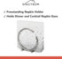 Spectrum Diversified Euro Round Napkin Holder, Satin Nickel, Model Number: 50278