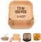 7.5 Inch Air Fryer Parchment Paper Liners, 150 Pcs Non-stick Disposable Liners for 2-5 QT Frying, Baking