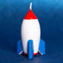 Spaceman Birthday Candle - Outer Space Theme Rocket Candle for Birthday Party