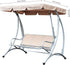 Windproof Porch Swing Canopy Top Cover, Waterproof Sunshade Protector for Outdoor Garden Patio Swing Seat