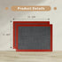 Professional Silicone Bread Baking Mat, Non Stick Oven Liner, Perforated Steaming Mesh, Half Sheet Size
