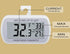 AEVETE Waterproof Digital Refrigerator Thermometer, Large LCD Freezer Room Thermometer with Magnetic Back
