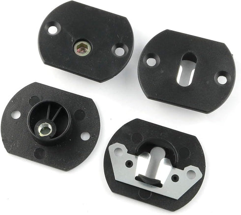 E-Outstanding Pin Style Sofa Connector, 4 Sets Black Sofa Couch Sectional Furniture Hardware Accessories