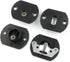 E-Outstanding Pin Style Sofa Connector, 4 Sets Black Sofa Couch Sectional Furniture Hardware Accessories