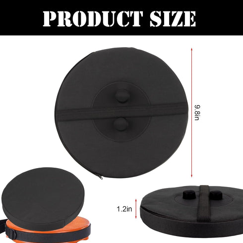 DIICCYO 2 Pack Seat Cushion for Telescopic Stools, Thickened Telescopic Folding Seat Cushion with Memory Foam