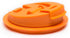 Jarware Drink Orange Lid for Regular-Mouth Mason Jars