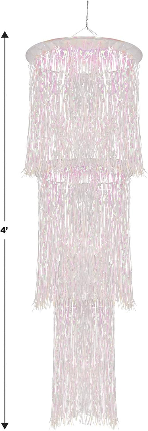 Beistle 3-Tier Shimmering Opalescent Chandelier