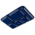 Carlisle FoodService Products Right Hand Melamine Tray - 6-Compartment, 14.5" x 10", Dark Blue