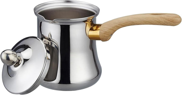 SANQIAHOME Quality Turkish Coffee Pot Set, 720ml(24oz),Coffee Maker, Chai Pot, Arabic,Briki Greek