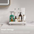 4 Counter YOOLENS Quick Dry Electric Toothbrush Holder Slots Metal Bathroom Organizer for Toothpaste Razor Mouthwash