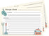 Premium Homey Kitchen Recipe Cards – Double Sided | 100Lb Cover Stock | 4" x 6" | 50 per Pack