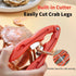 2PCS Set Crab Crackers and Tools Multifunctional Crab Leg Crackers Efficient Lobster Crackers Sturdy Seafood Crackers