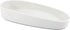 Scarlettwares Sponge Holder Soap Bottle Tray, Kitchen Sink Organizer Oval Ceramic White,