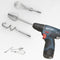 3Pcs Hand Mixer - Stainless Steel Kitchen Mixer Handheld Attachments Set 7.5inch for Electric Drill, Dishwasher Safe (1