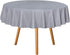 sancua 100% Waterproof Round PVC Tablecloth - 60 Inch Oil Proof Vinyl Table Cover for Dining Tables