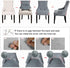 Home1PCS,Dark Lellen Stretch Wingback Chair Cover Slipcover - Reusable Wingback Side Chair Slipcover,Accent Chair