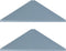 evron Corner Mounting Shelf Set of 2 Easy to Install Floating Wall Shelves