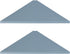 evron Corner Mounting Shelf Set of 2 Easy to Install Floating Wall Shelves