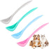 4 Pieces Pet Food Can Spoons, Long Handle Plastic Curved Design for Pet Wet Food Mixing