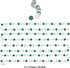 Cheerland Sage Green Garland Mint Blue White Circle Polka Dots Streamer Hanging Party Decorations for Kids Birthday
