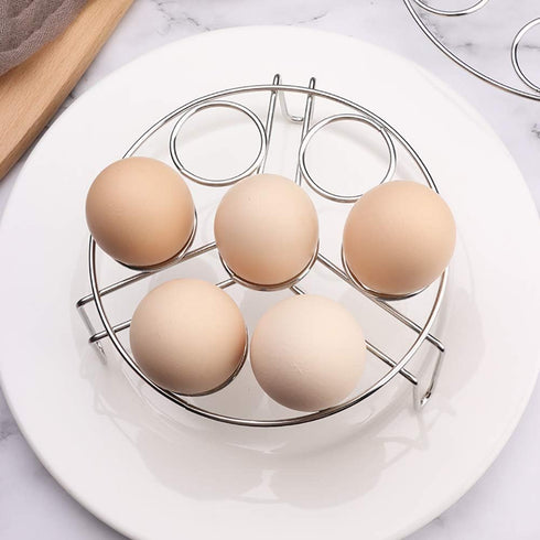 Egg Steamer Rack, Alamic Stainless Steel Egg Rack for Instant Pot 3 Quart Accessories, 1 Pack