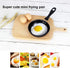 One Egg Frying Pan, Mini Induction Frying Pan, 4.7" Durable Small Pan with Handle, Portable for Stove