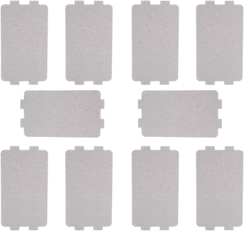 10 Pcs Microwave Oven Mica Plate Sheet, Single Size 116mm x 64mm, Microwave Replacement Accessory