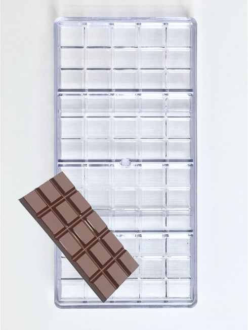 Chocolate Bar Making Mold, Polycarbonate Hard Mold for Making Chocolate Bars at Home or Commercial