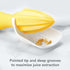 Tovolo Citrus Reamer Juicer with Seed Catcher Manual Fruit Juicer for Lemons Limes Oranges Tangerines Pomegranates
