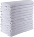 DG Collections 100% Cotton Flour Sack Towels, 12 Pack, 27x27 Inches, White, Lint-Free, Reusable Kitchen Towels