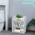 3 White Shoes Rack, Tier Small Shoe Shelf Standing Shoe Display Shelves Modern Narrow Shoes Tower Storage Organizer